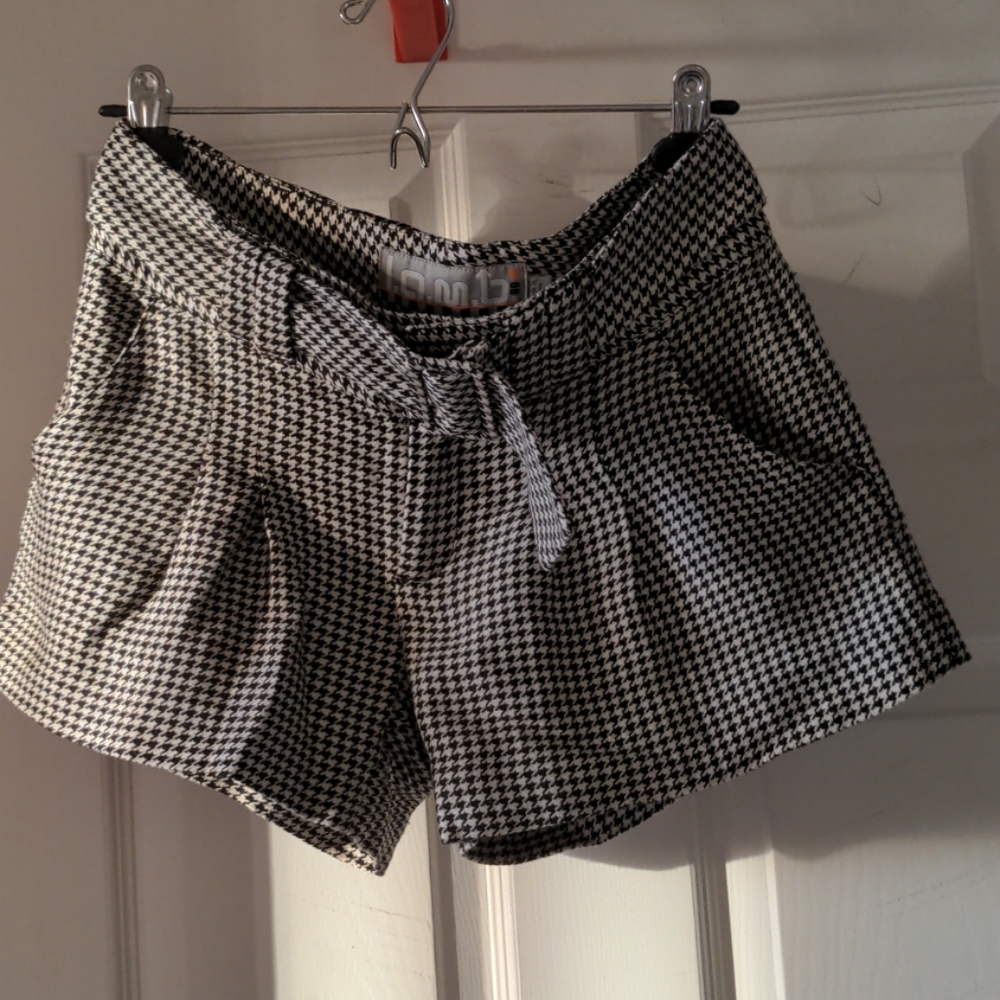L.A.M.B houndstooth shorts